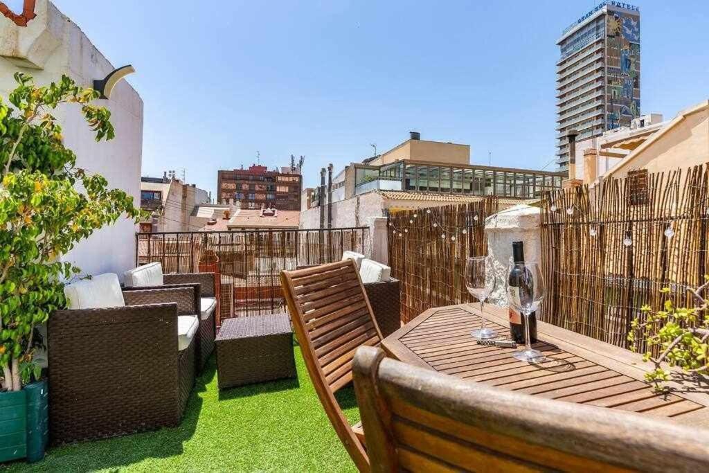 Dirdam Cascoantiguo -Roof Top -4 Min Playa Alicante Extérieur photo